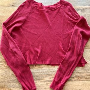 Red Waffled Crop